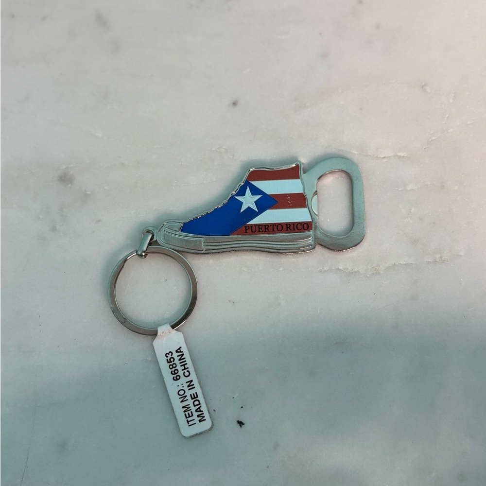 Puerto Rico Flag Sneaker Key Holder